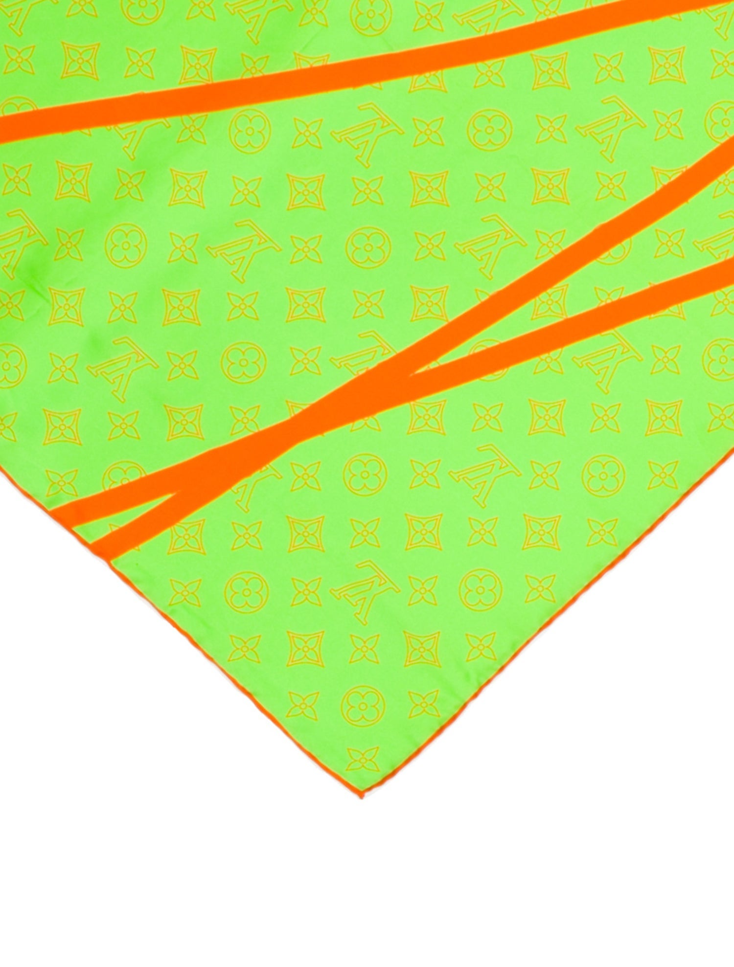 Louis Vuitton x Robert Wilson 'Fluo' Silk Scarf