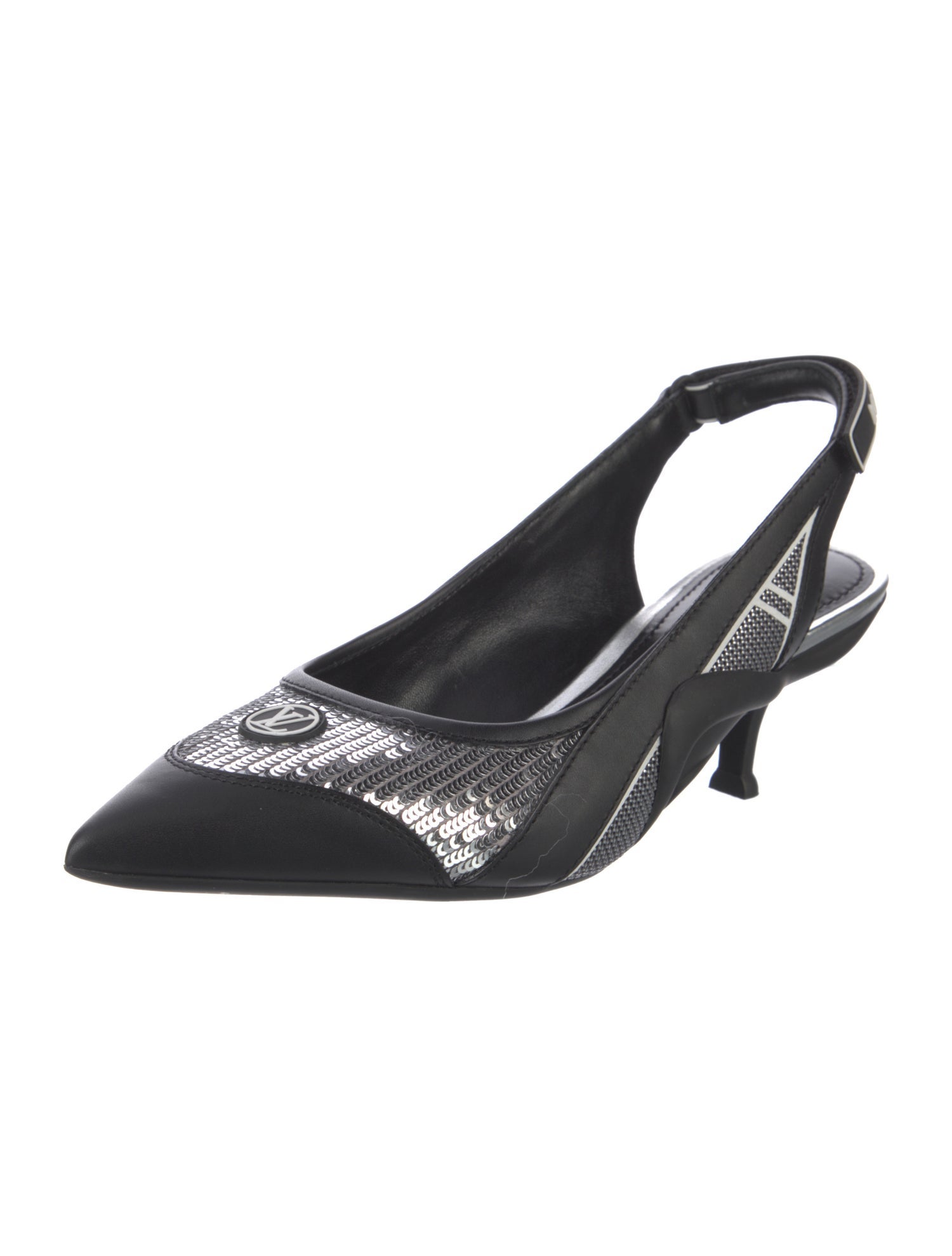 Louis Vuitton 2022 LV Monogram Slingback Pumps
