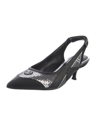 Louis Vuitton 2022 LV Monogram Slingback Pumps