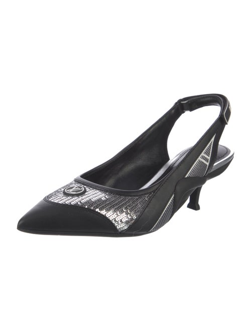 Louis Vuitton 2022 LV Monogram Slingback Pumps