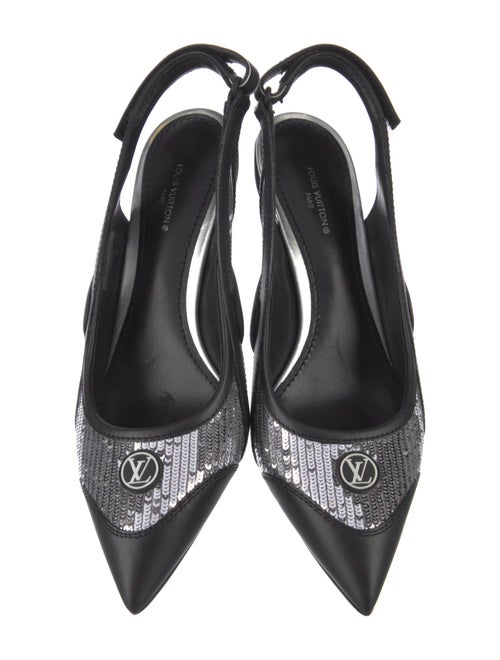 Louis Vuitton 2022 LV Monogram Slingback Pumps