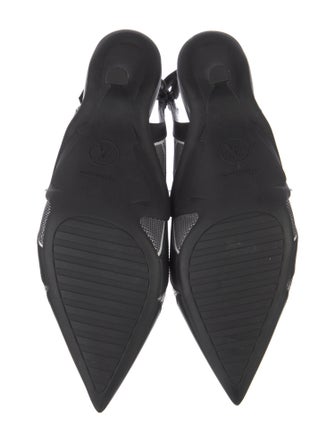 Louis Vuitton 2022 LV Monogram Slingback Pumps