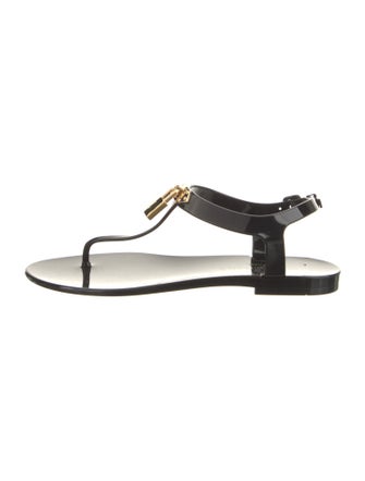 Louis Vuitton Acrylic T-Strap Sandals