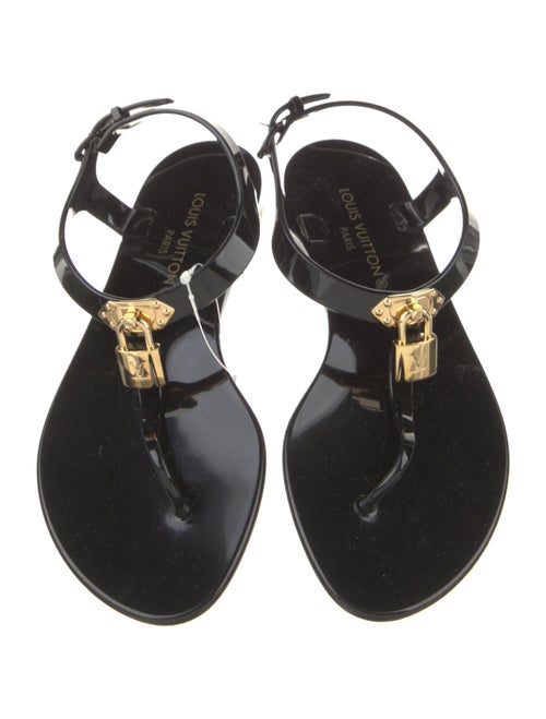 Louis Vuitton Acrylic T-Strap Sandals