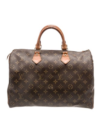Louis Vuitton Coated Canvas Speedy 35
