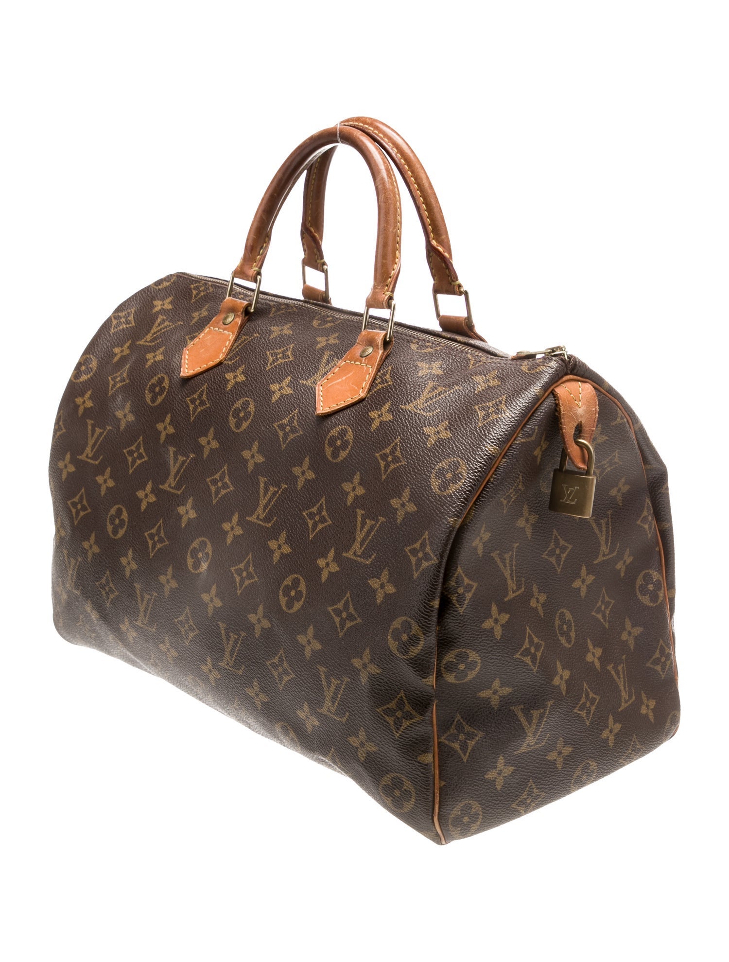 Louis Vuitton Coated Canvas Speedy 35