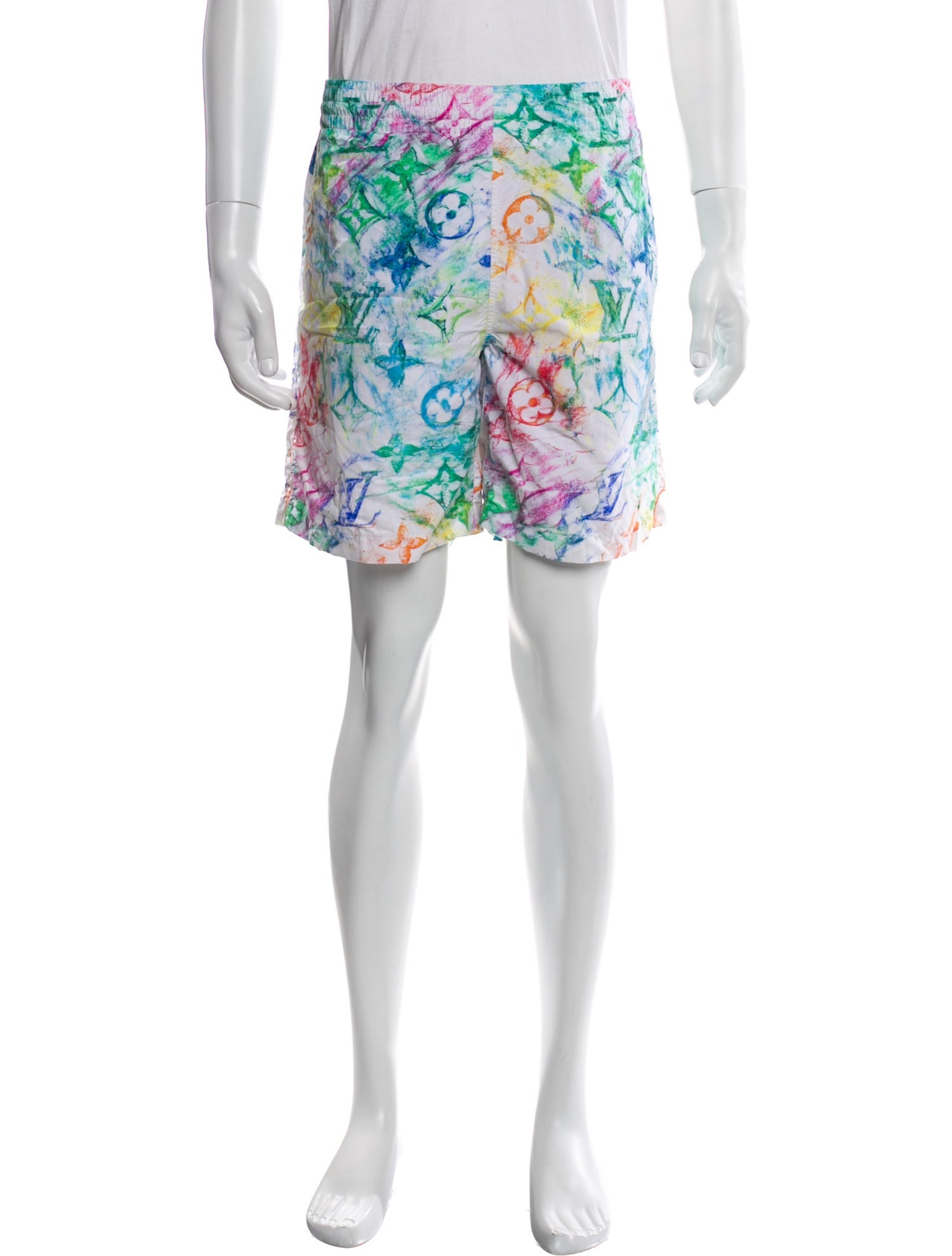 Louis Vuitton 2021 Monogram Watercolor Swim Trunks