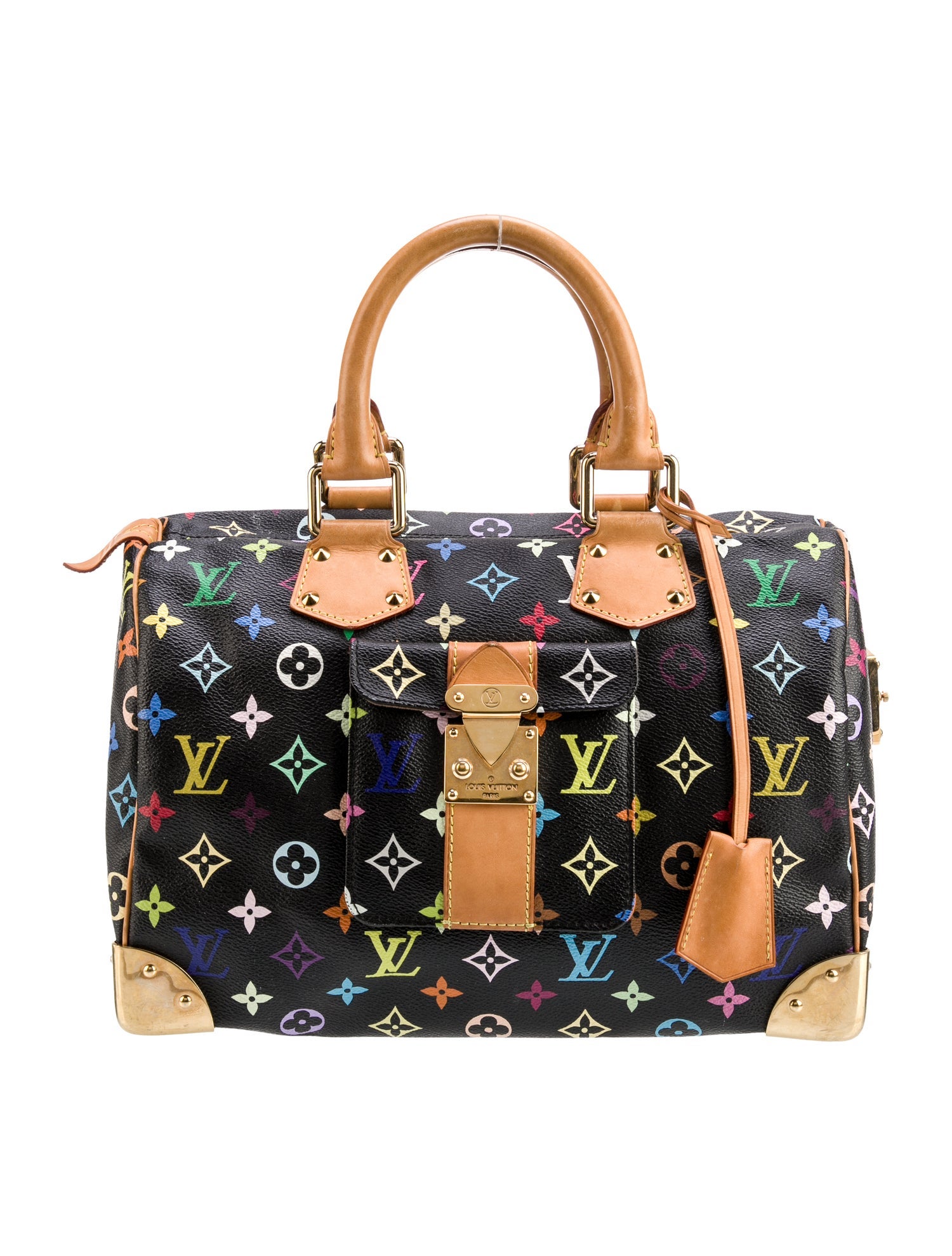 Louis Vuitton Multicolore Monogram Speedy 30 Vintage