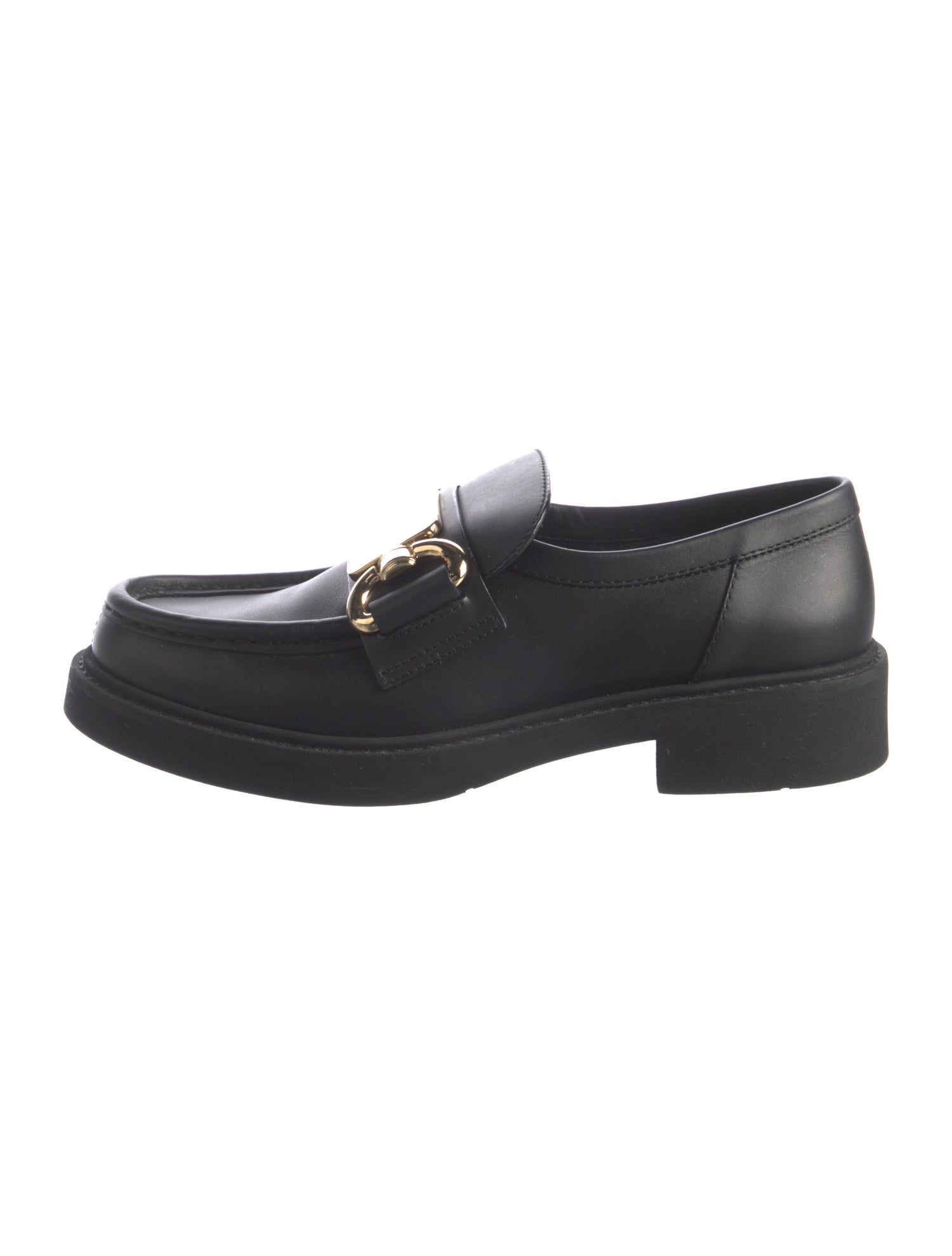 Louis Vuitton LV Monogram Leather Loafers