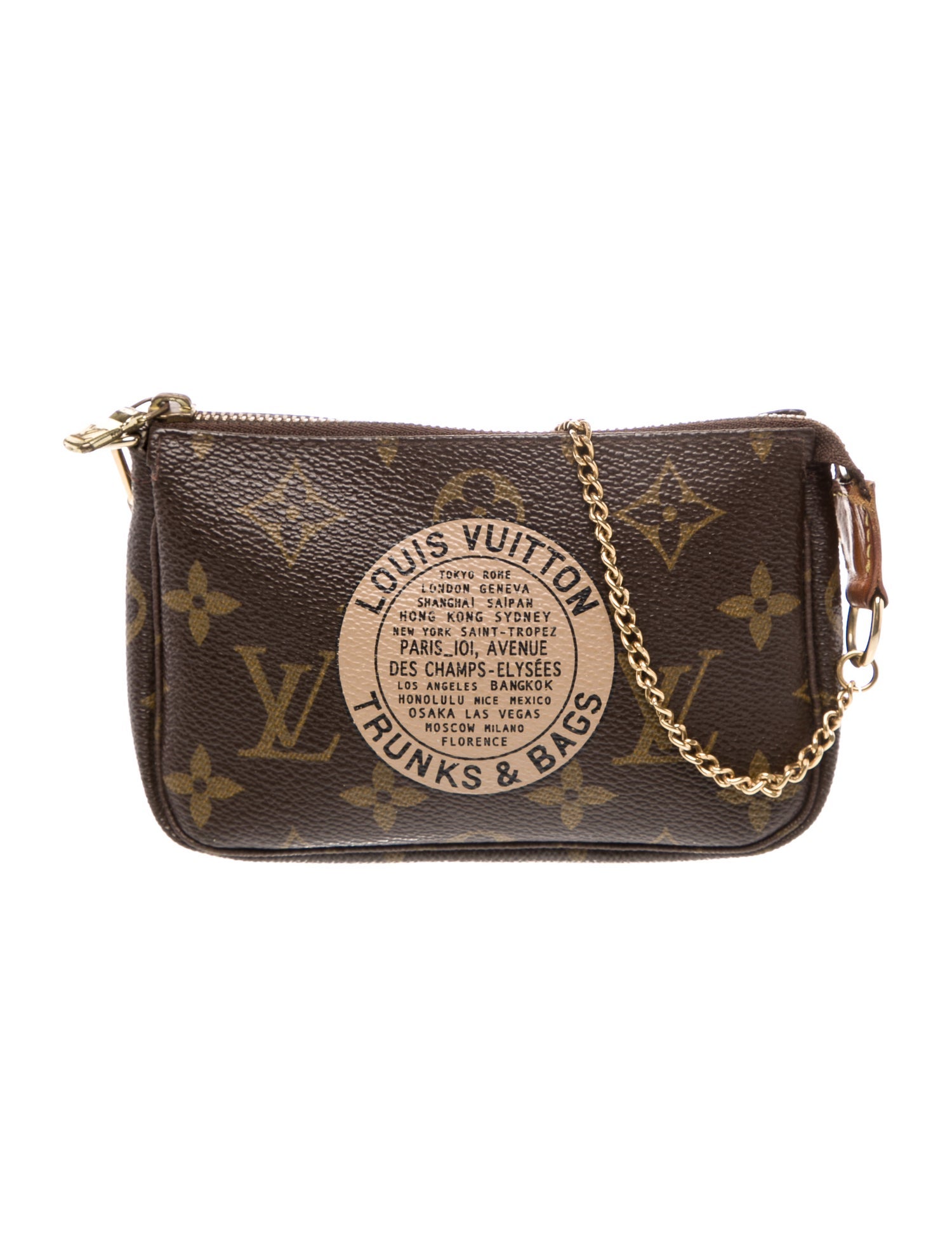 Louis Vuitton Monogram Monogram Pochette Accessories Mini Vintage