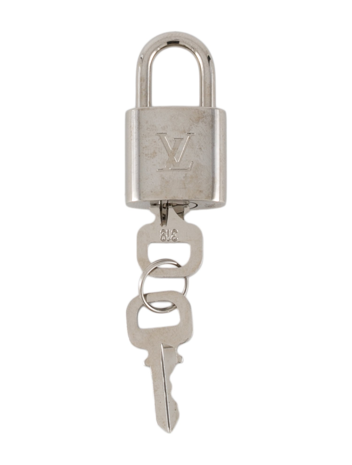 Louis Vuitton Palladium Lock & Key Set