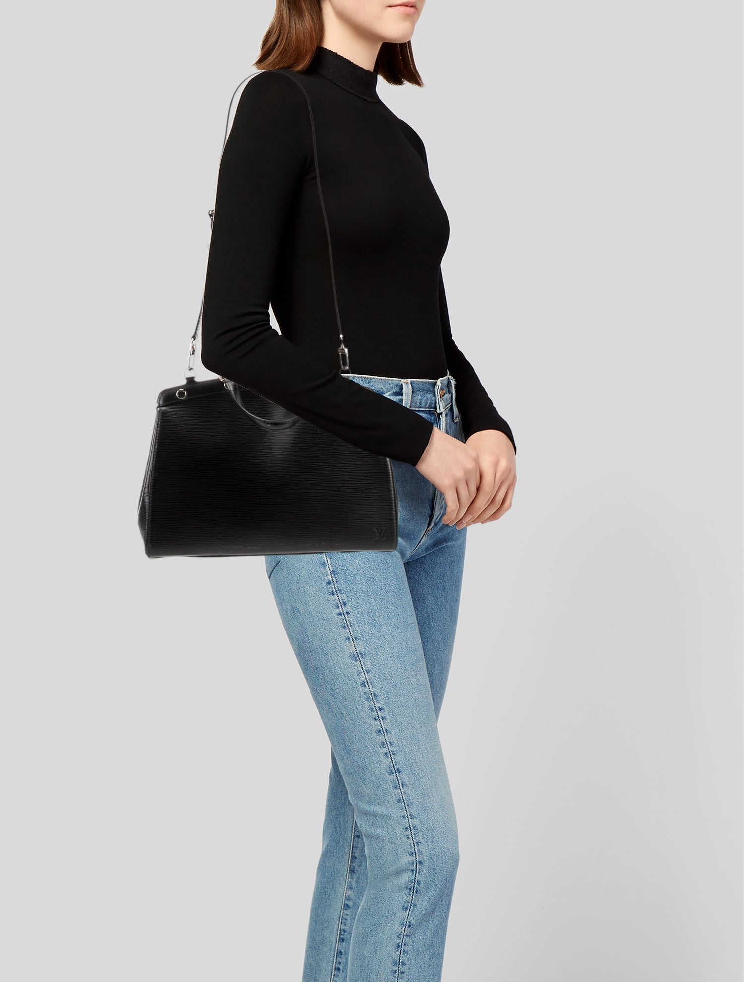 Louis Vuitton Leather Top Handle Bag