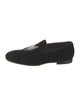 Louis Vuitton Velvet Embroidered Accent Loafers