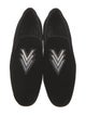 Louis Vuitton Velvet Embroidered Accent Loafers
