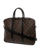 Louis Vuitton LV Monogram Macassar Porte-Documents Voyage PM