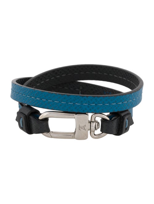 Louis Vuitton Leather Double Wrap Bracelet