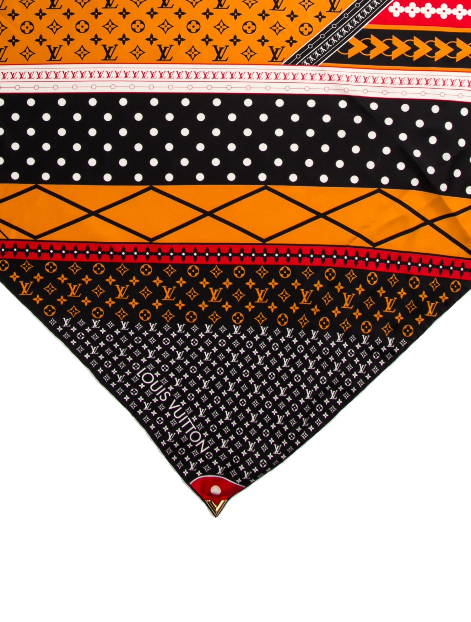 Louis Vuitton 2015 Monogram Pattern Scarf