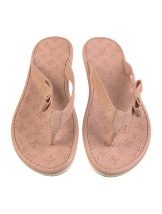 Louis Vuitton LV Monogram Rubber Flats