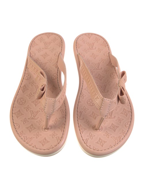 Louis Vuitton LV Monogram Rubber Flats
