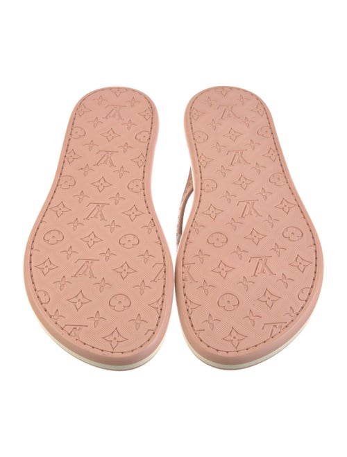 Louis Vuitton LV Monogram Rubber Flats