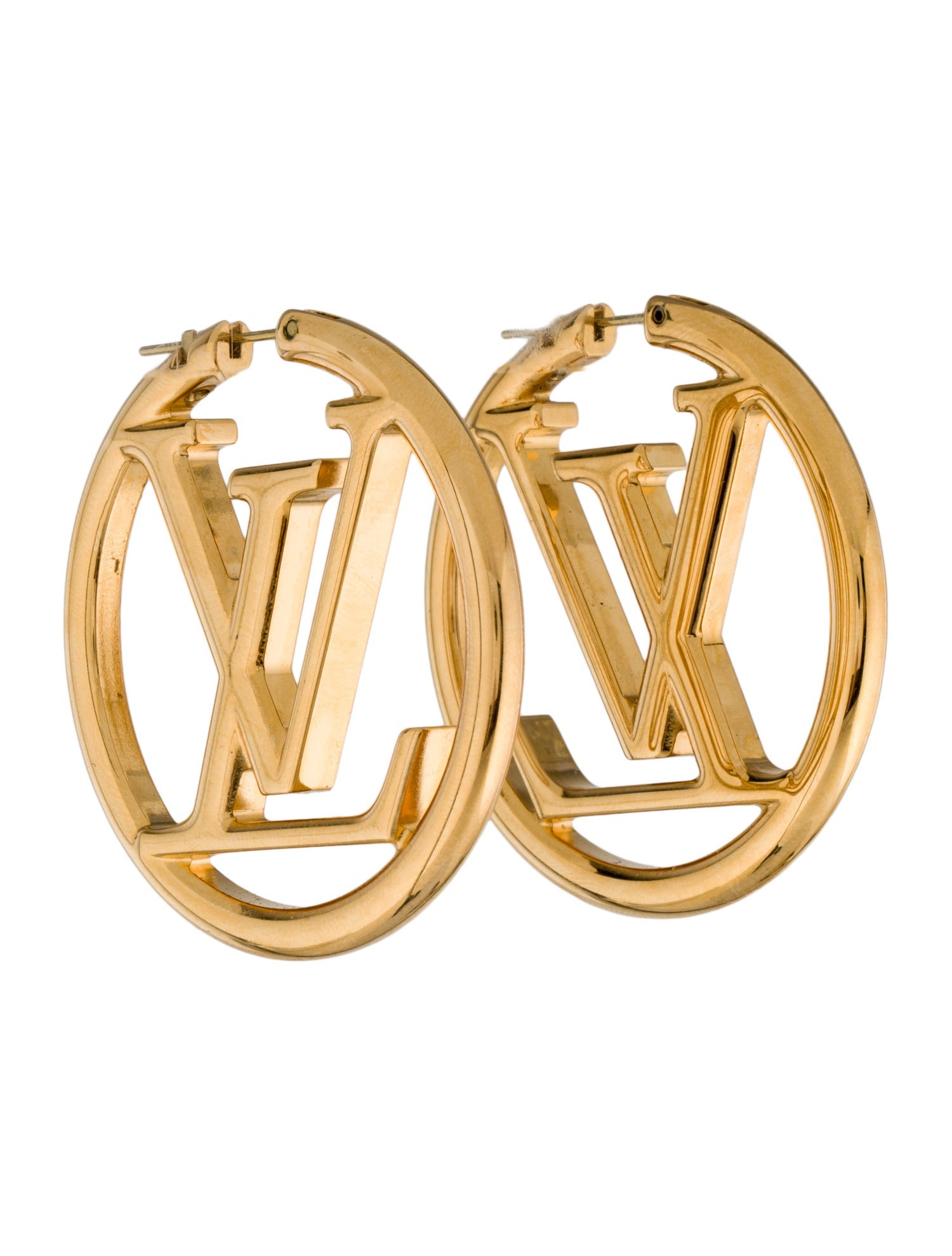 Louis Vuitton Louise GM Hoop Earrings