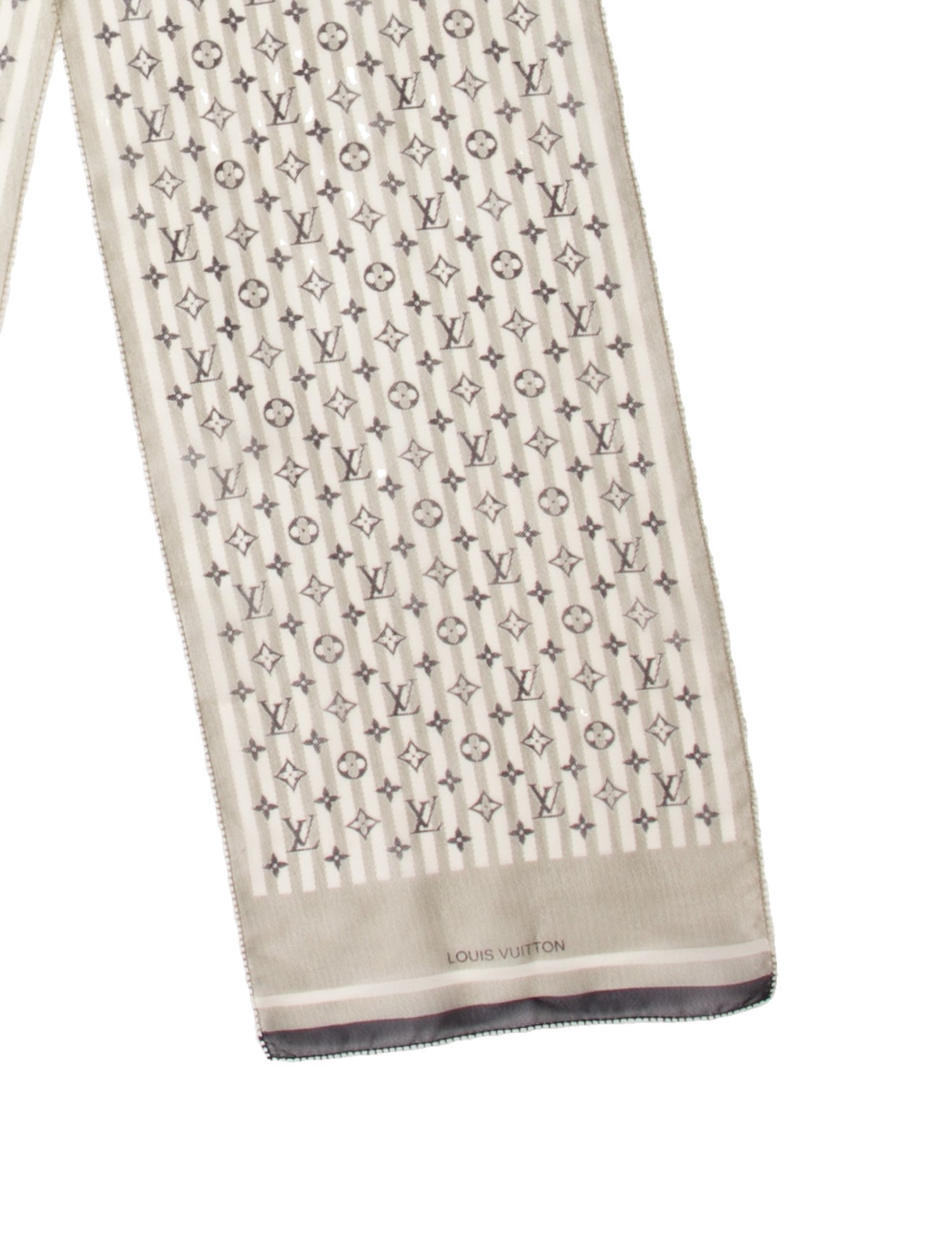 Louis Vuitton Silk LV Monogram Scarf