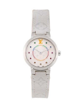 Louis Vuitton Tambour Slim Rainbow Watch