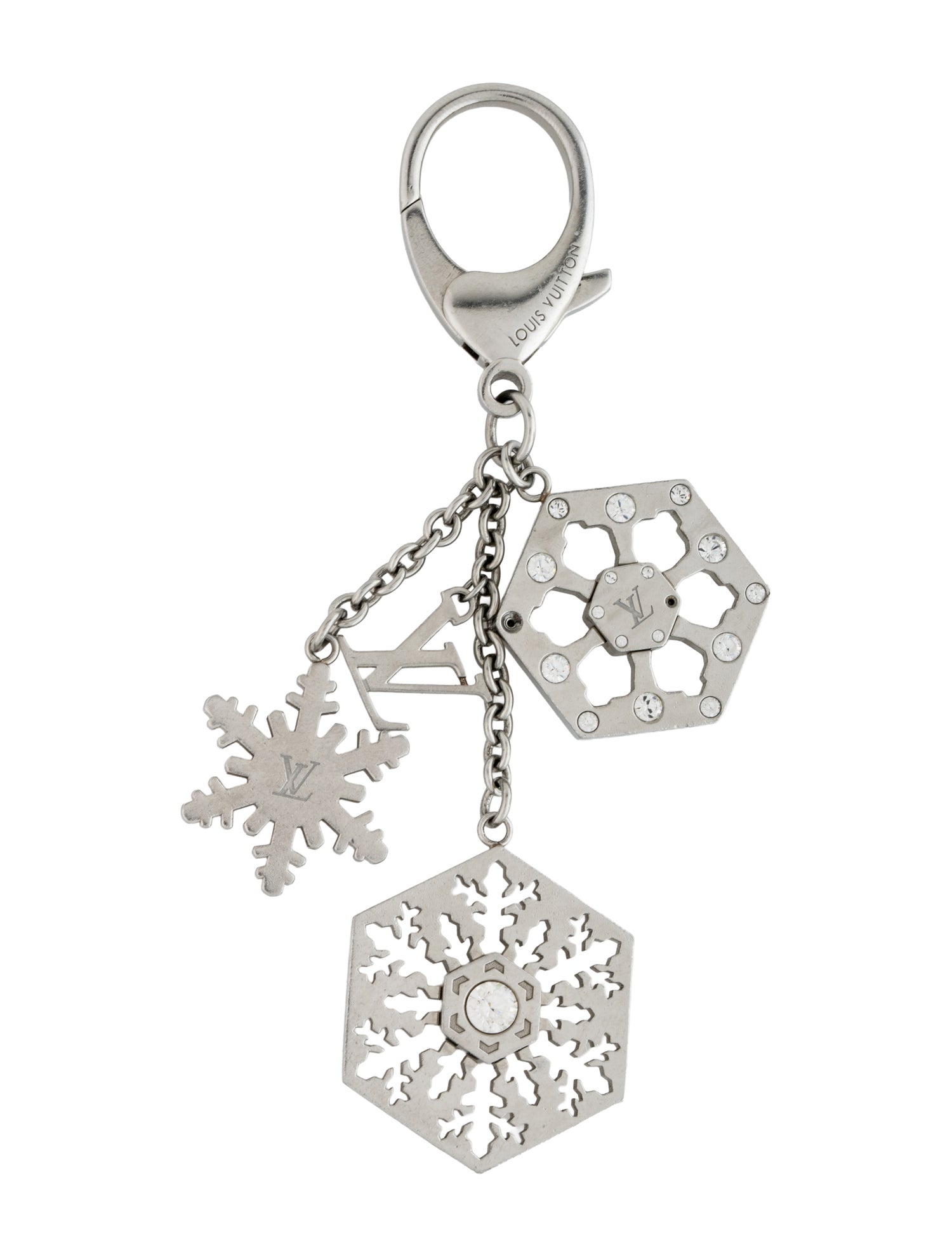Louis Vuitton Swarovski Flocon Snowflake Bag Charm