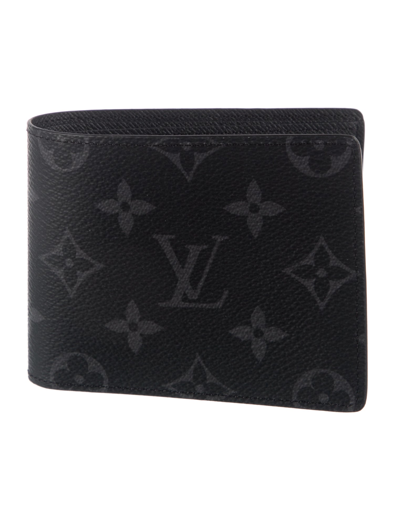 Louis Vuitton Monogram Eclipse Coated Canvas Slender NM