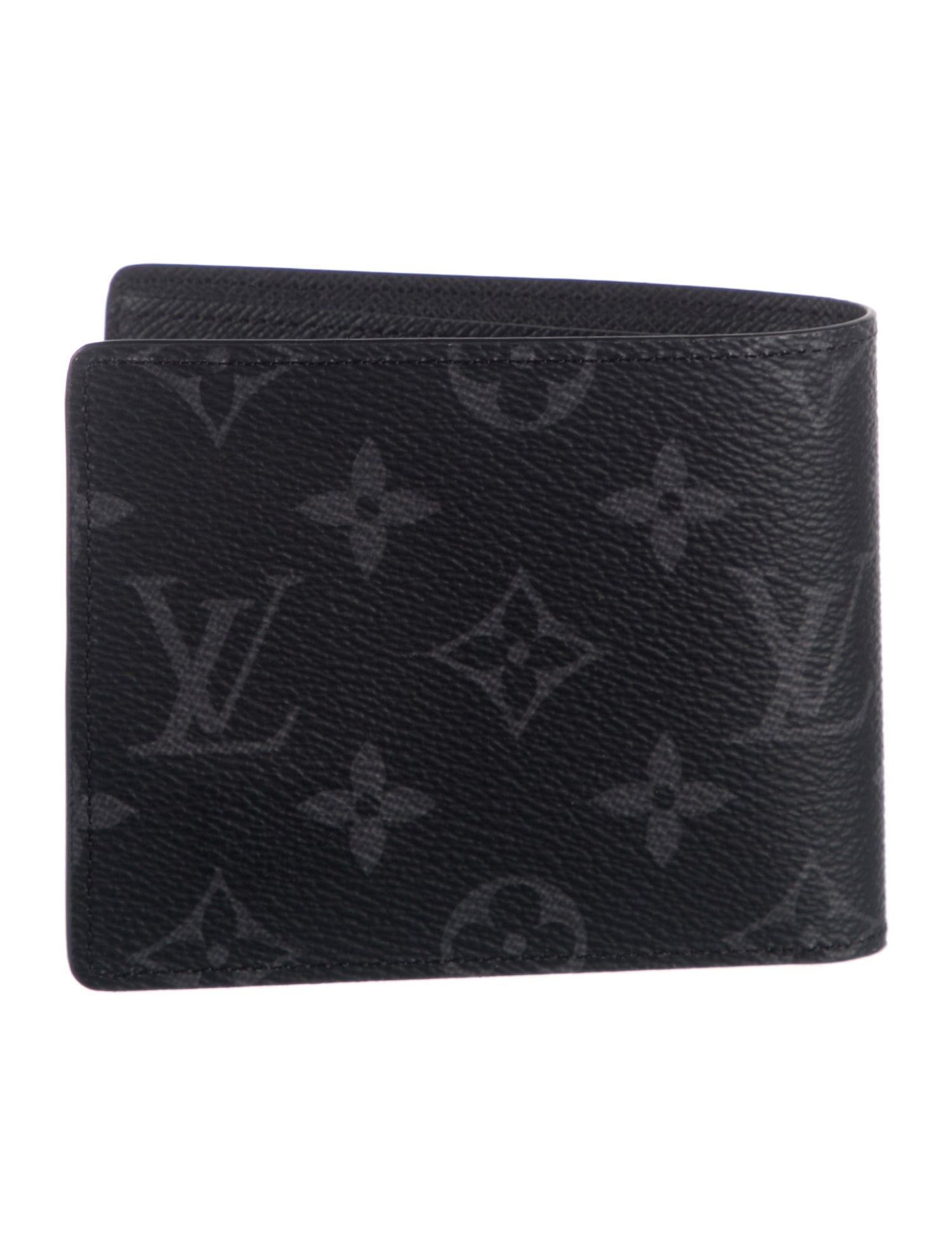 Louis Vuitton Monogram Eclipse Coated Canvas Slender NM