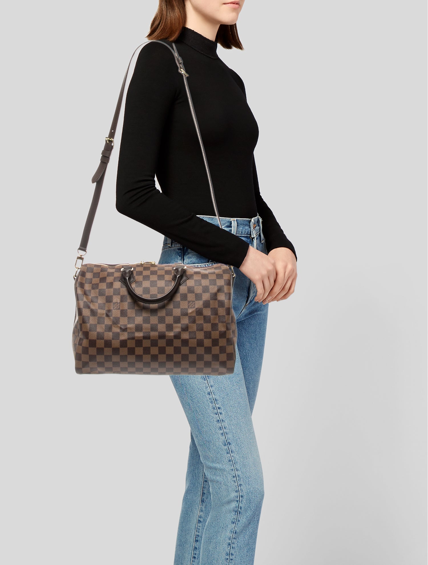 Louis Vuitton Damier Ebene Speedy Bandouliere 30