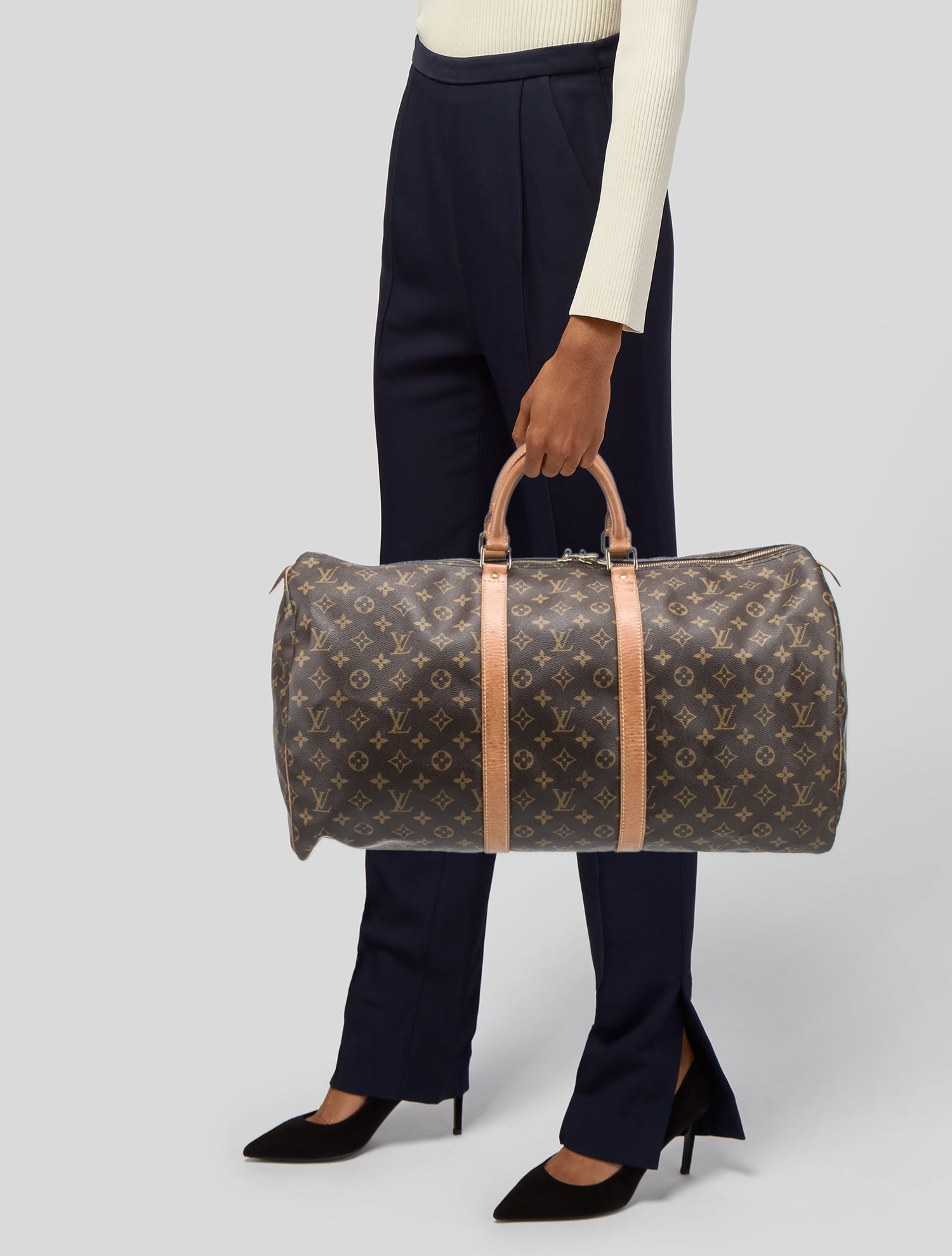 Louis Vuitton LV Monogram Keepall 55