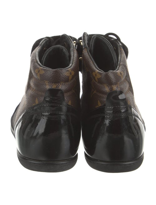 Louis Vuitton Monogram Pattern Suede Sneakers
