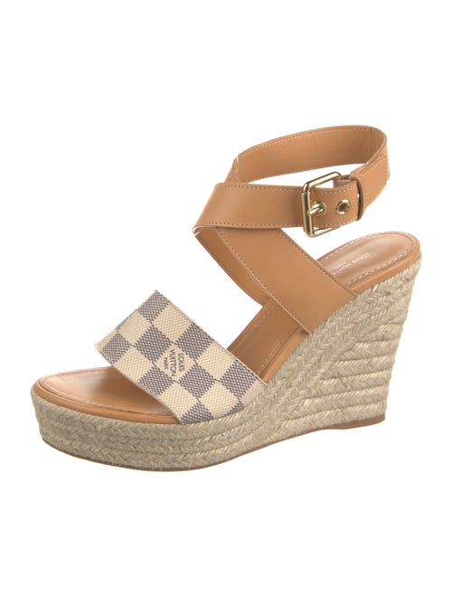 Louis Vuitton Damier Azur Pattern Espadrilles