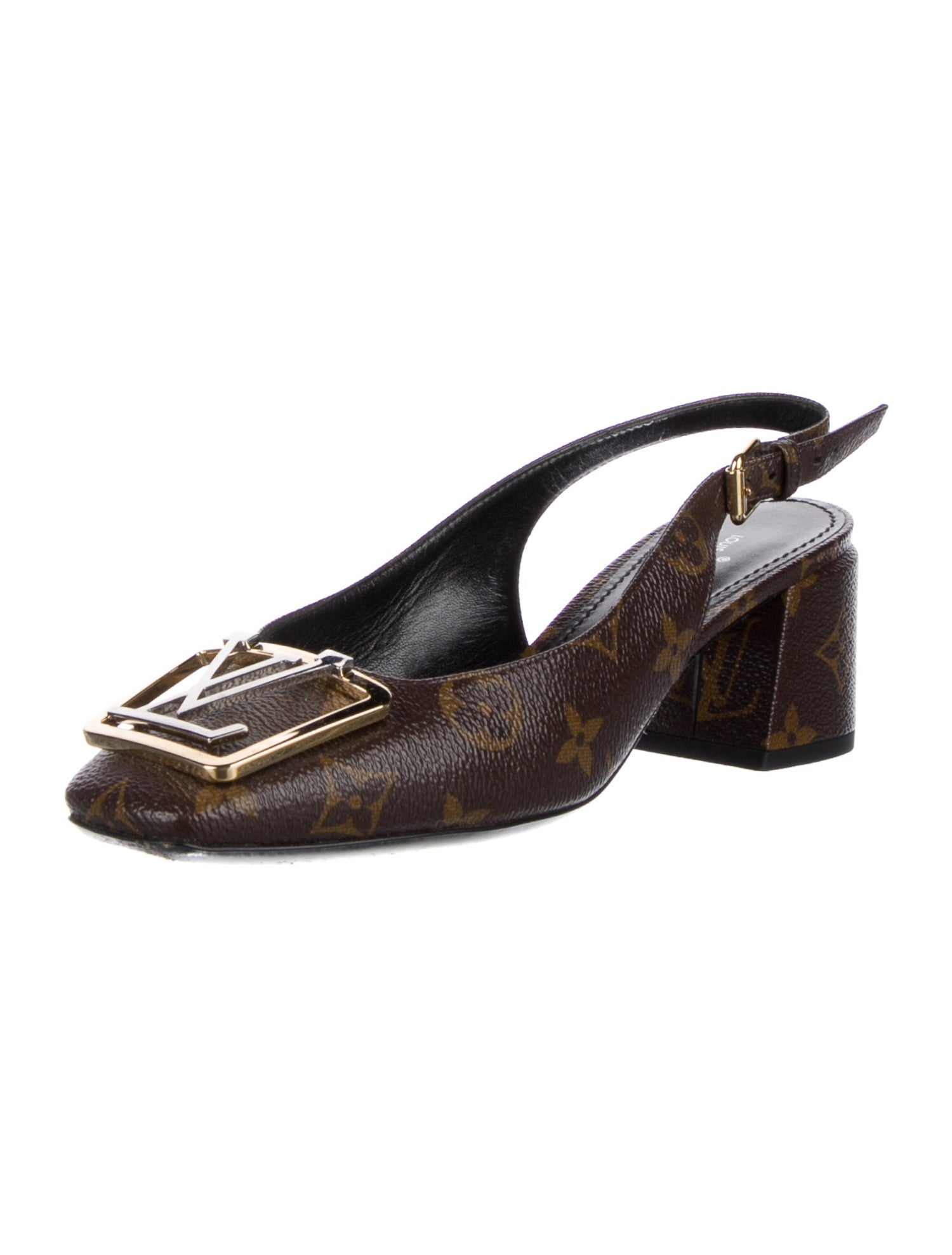 Louis Vuitton LV Monogram Slingback Pumps