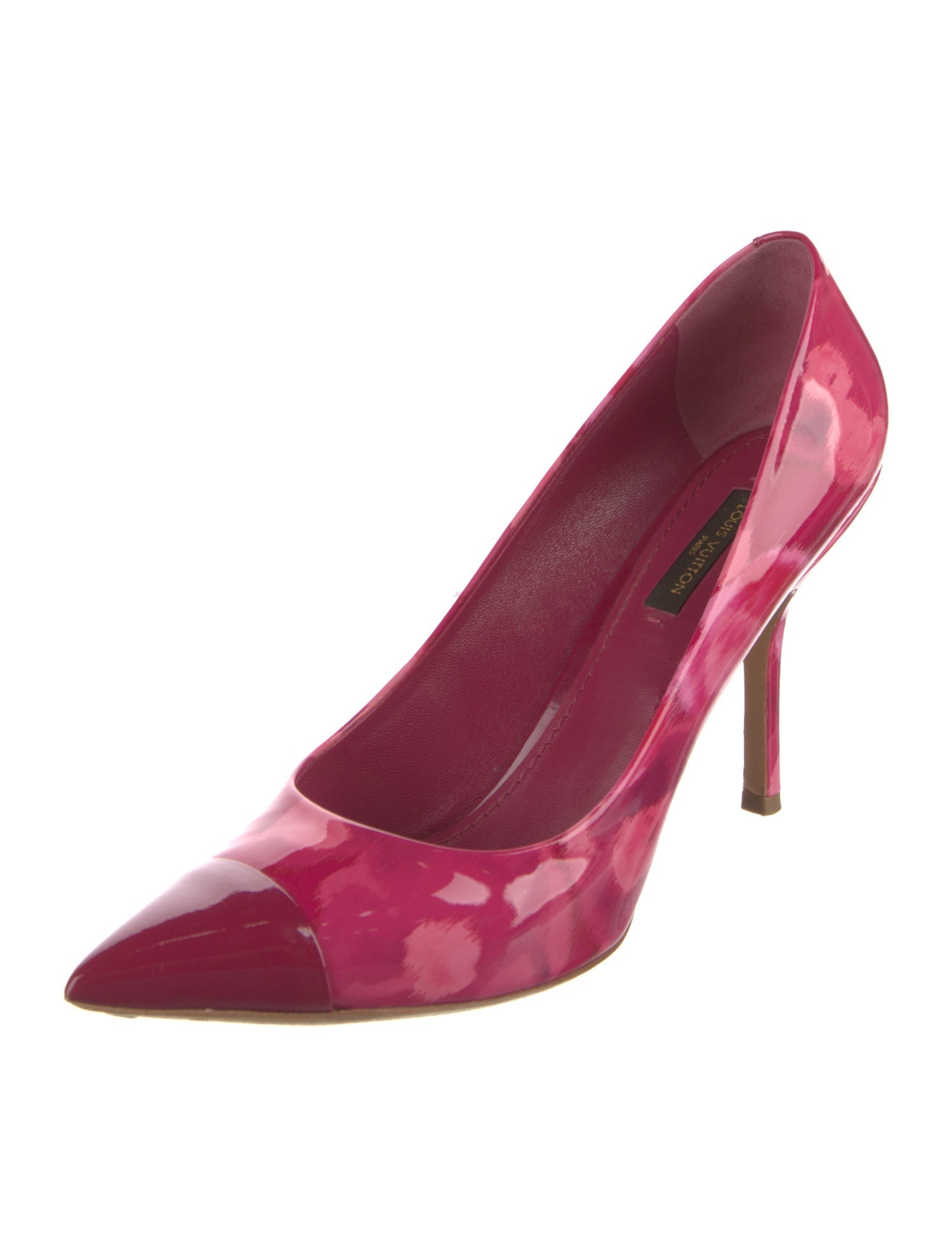 Louis Vuitton Patent Leather Printed Pumps