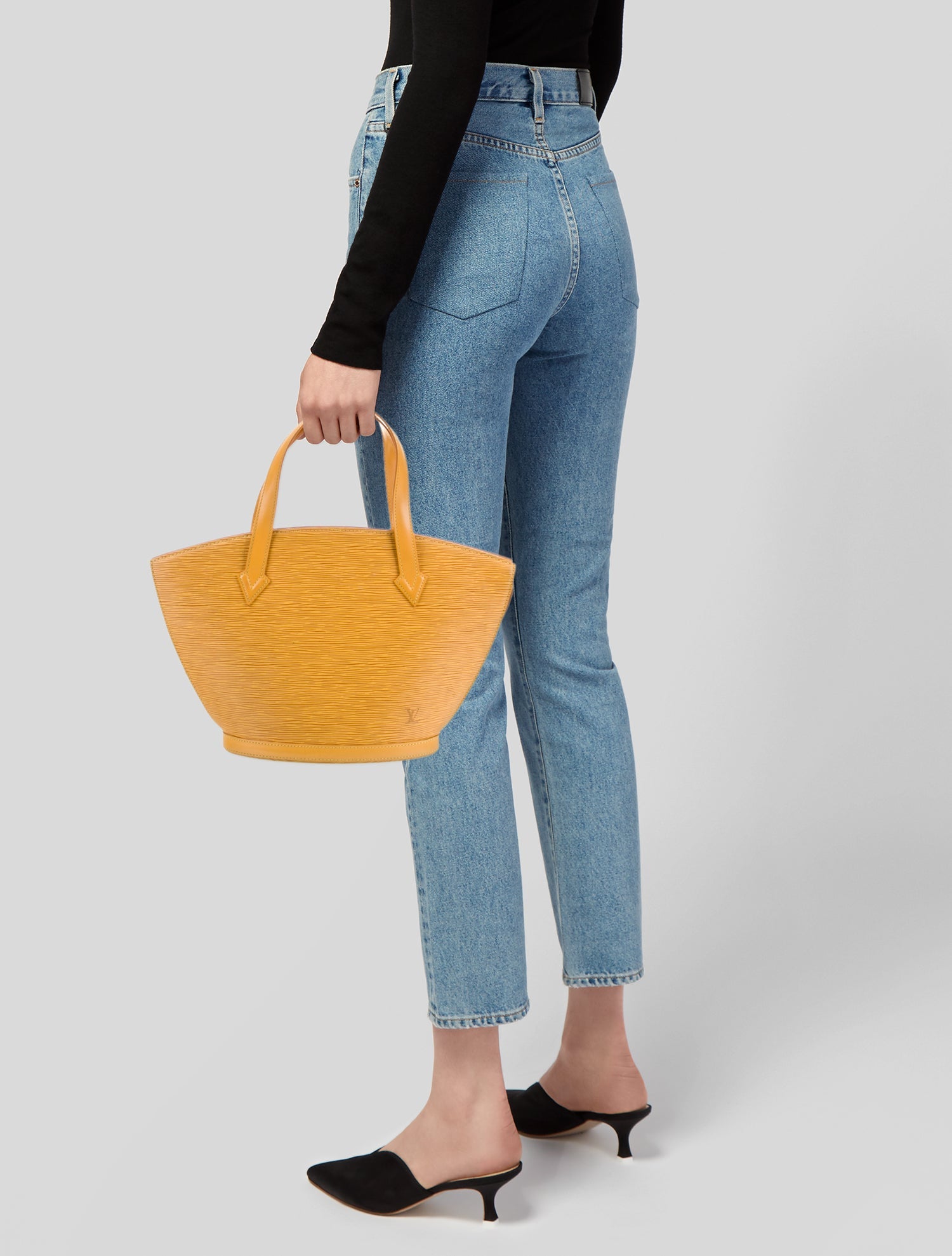 Louis Vuitton Leather Top Handle Bag