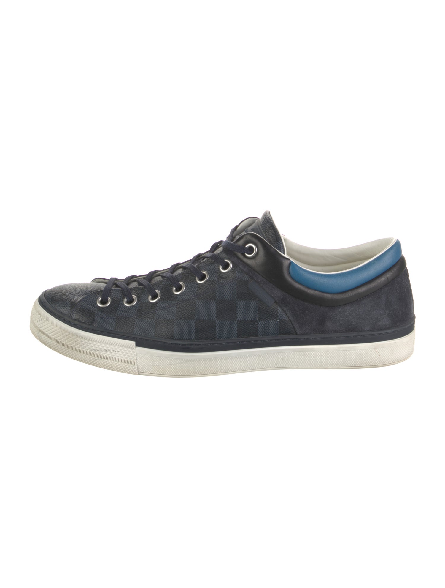 Louis Vuitton Damier Cobalt Printed Sneakers
