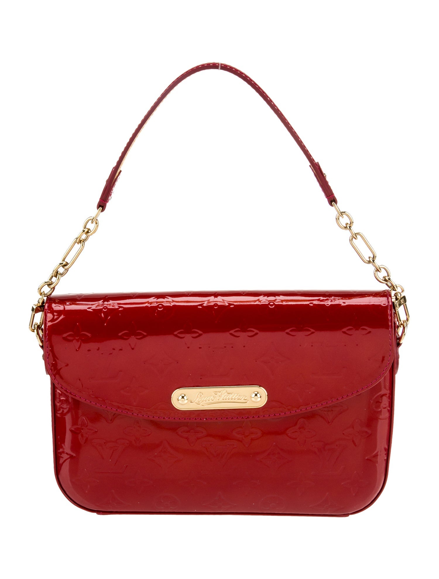 Louis Vuitton Patent Leather Top Handle Bag