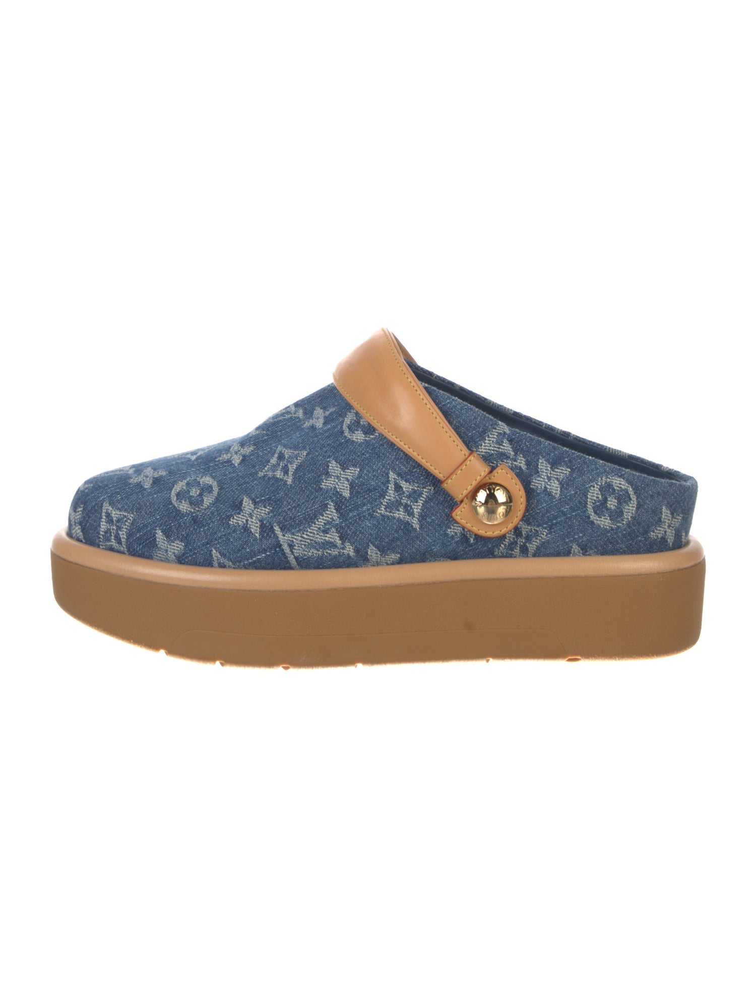 Louis Vuitton LV Monogram Denim Mules