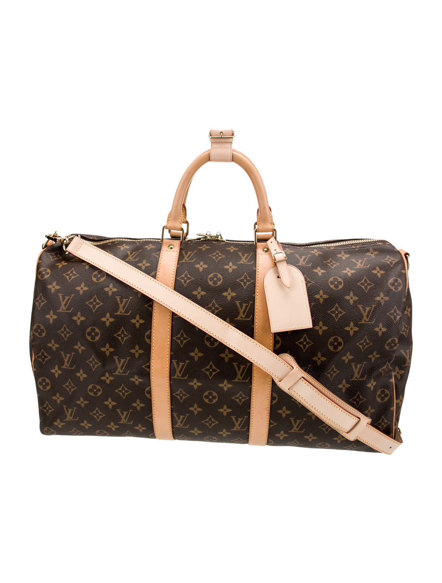 Louis Vuitton LV Monogram Keepall Bandouliere 50 Vintage