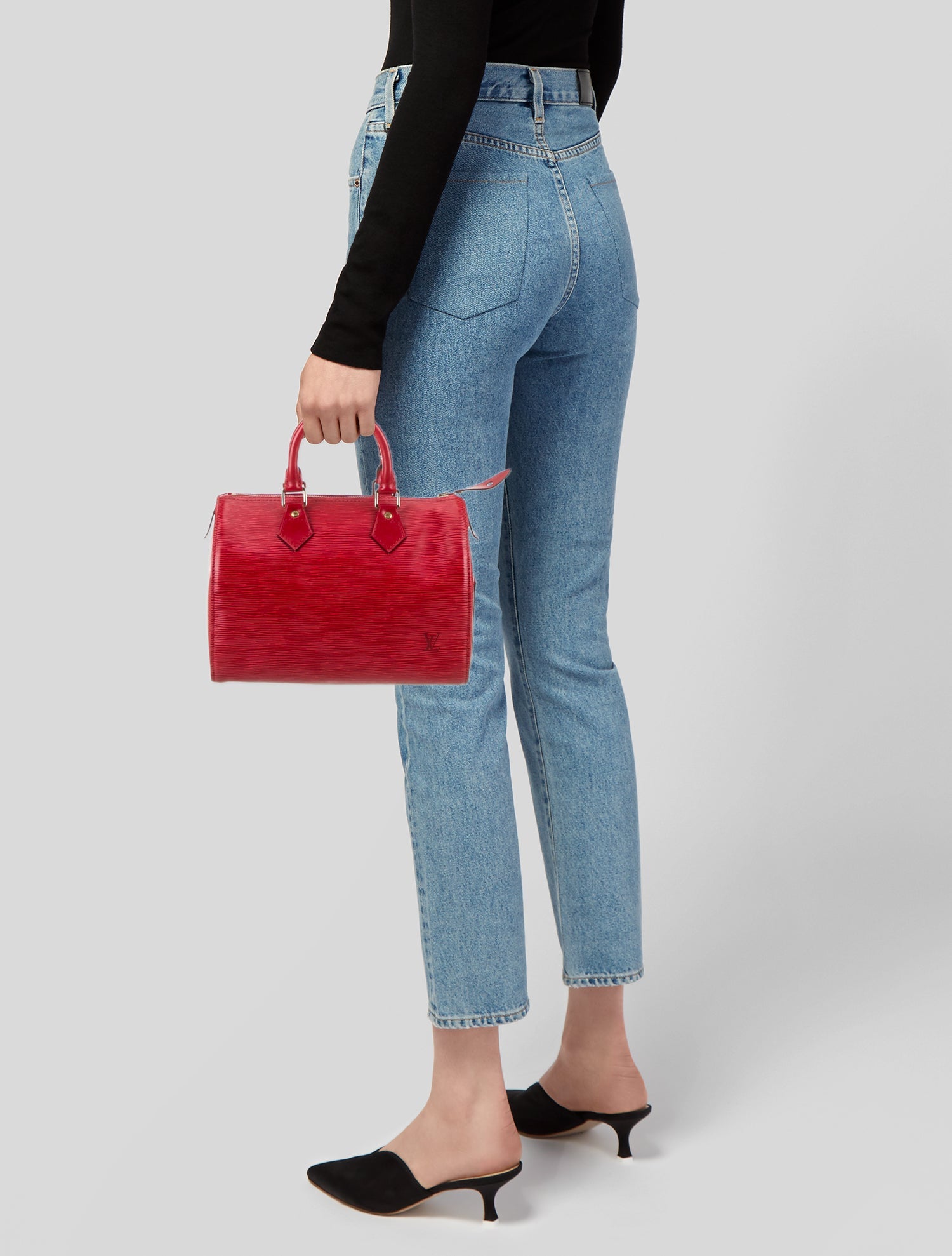 Louis Vuitton Leather Top Handle Bag