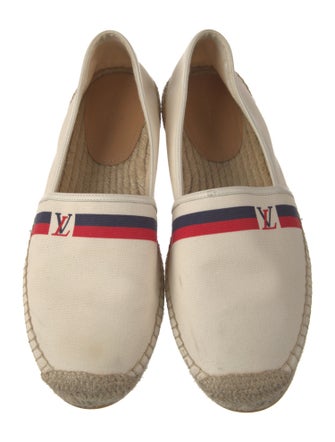 Louis Vuitton Canvas Striped Espadrilles