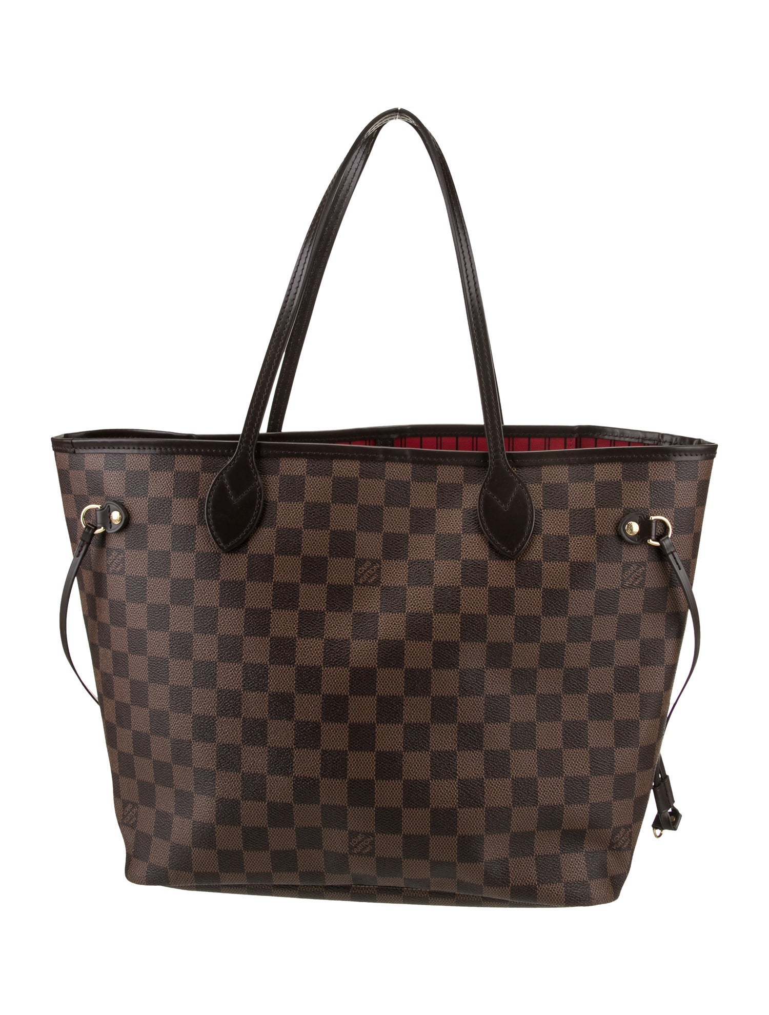 Louis Vuitton Damier Ebene Neverfull w/Pouch MM