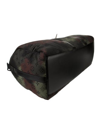 Louis Vuitton Monogram Camouflage Keepall Bandouliere 50