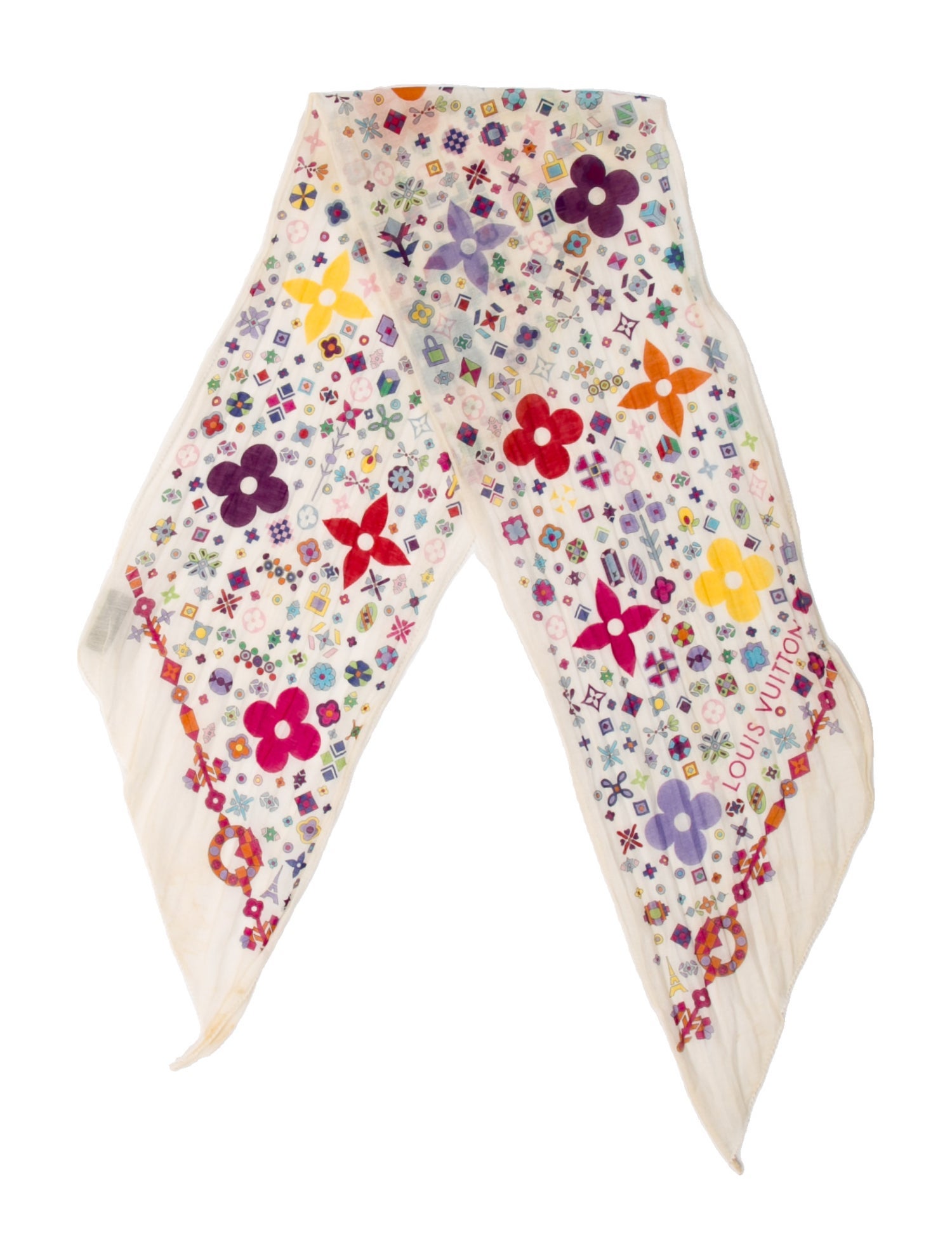 Louis Vuitton Floral Print Stole