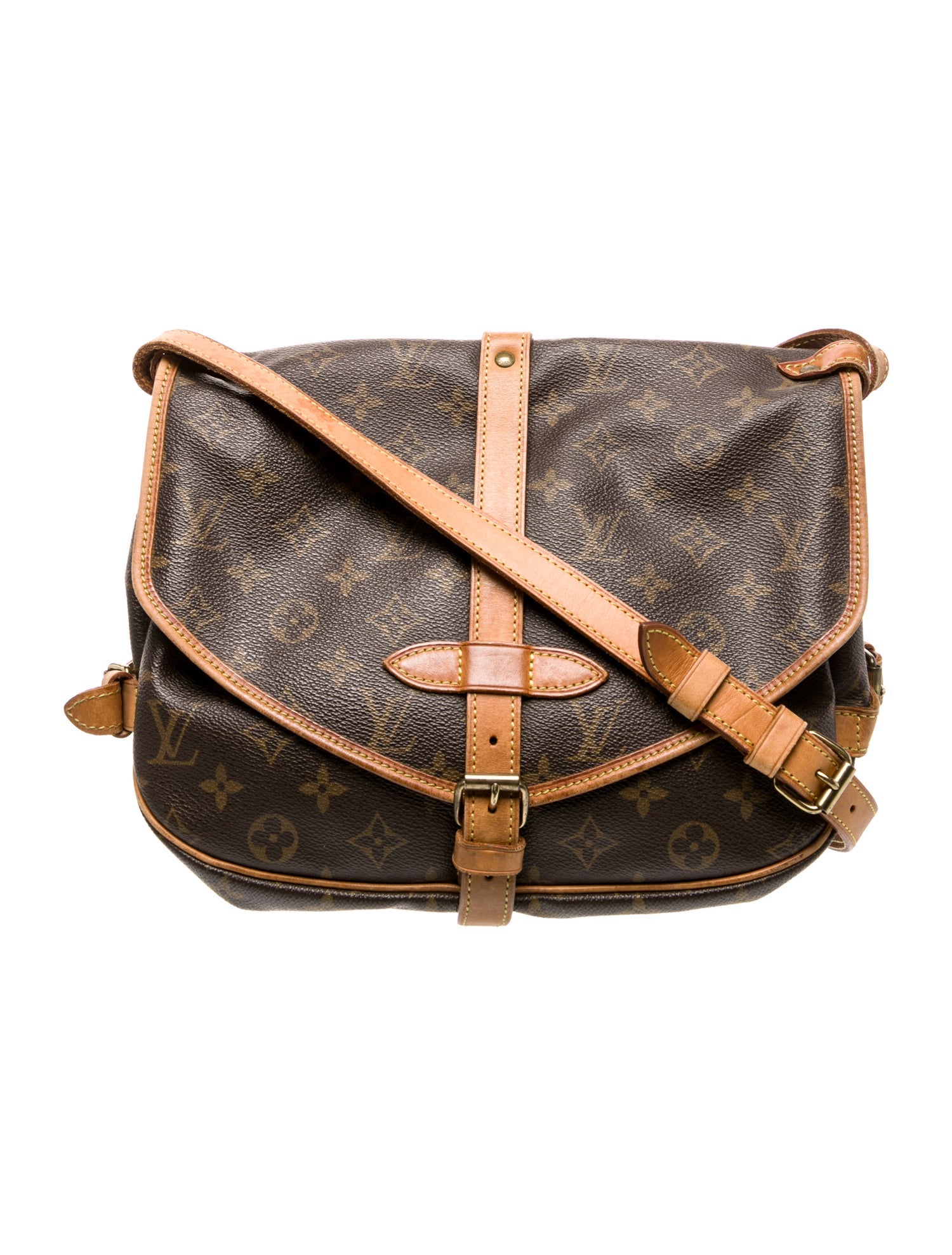 Louis Vuitton LV Monogram Saumur 30 Vintage