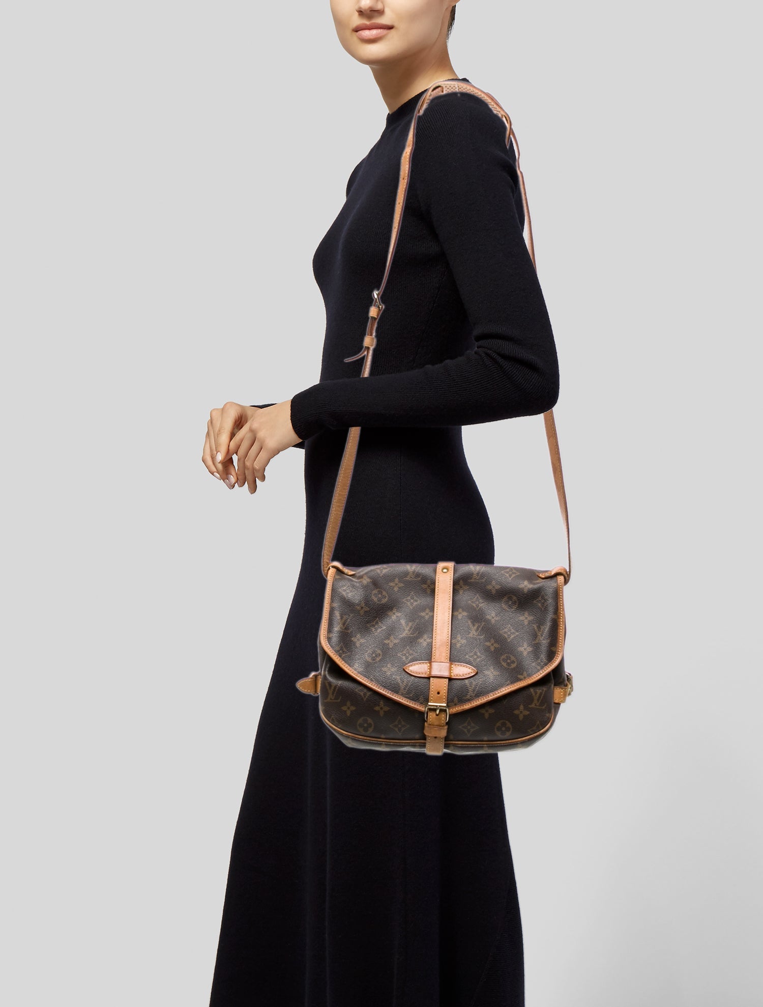 Louis Vuitton LV Monogram Saumur 30 Vintage