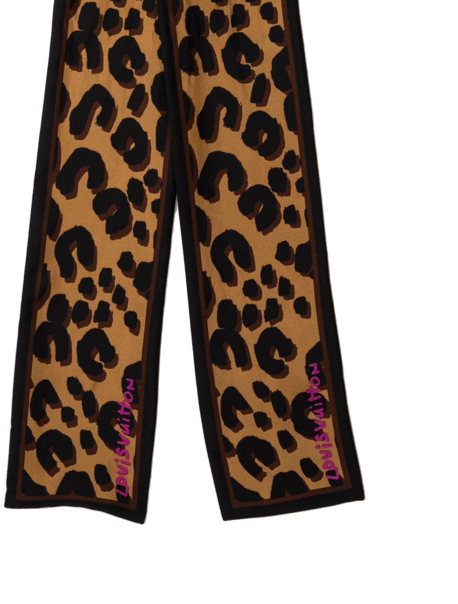 Louis Vuitton x Stephen Sprouse 'Leopard Graffiti' Silk Bandeau