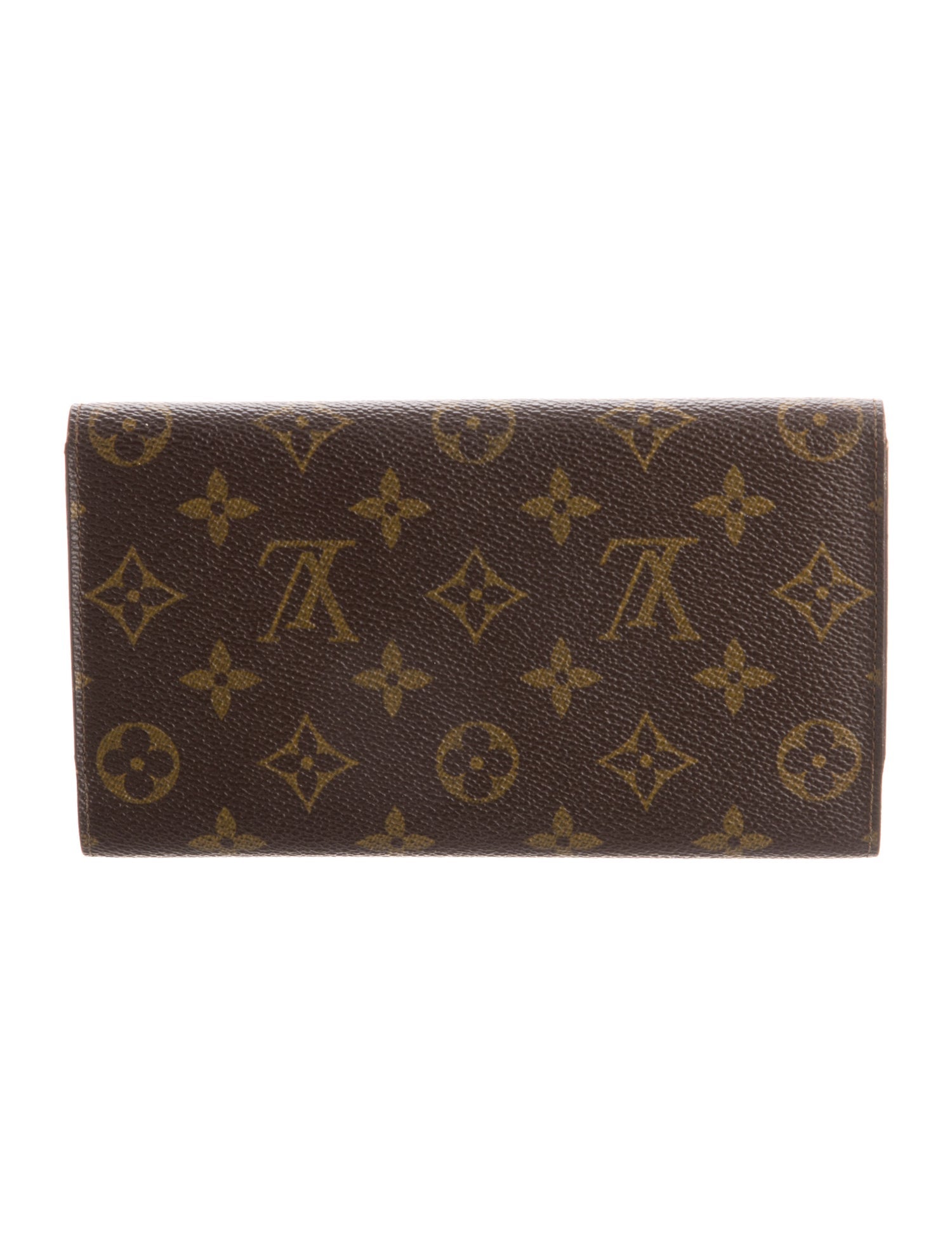 Louis Vuitton LV Monogram Coated Canvas International Wallet
